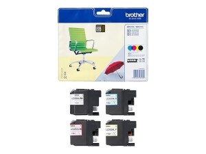 Brother LC229XLVALBP - 4er-Pack - Schwarz, Gelb, Cyan,...