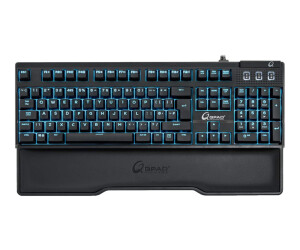 QPAD MK-75 - Tastatur - backlit - USB - Deutsch