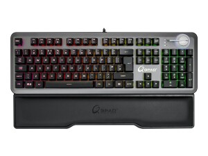 QPAD MK-95 - Tastatur - mit Lautst&auml;rkerad -...