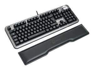 QPAD MK-95 - Tastatur - mit Lautstärkerad - Hintergrundbeleuchtung