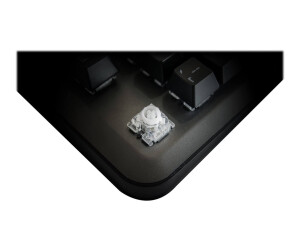 QPAD MK-95 - Tastatur - mit Lautstärkerad - Hintergrundbeleuchtung