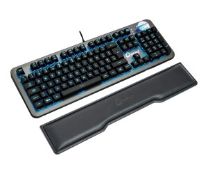 QPAD MK-95 - Tastatur - mit Lautstärkerad - Hintergrundbeleuchtung