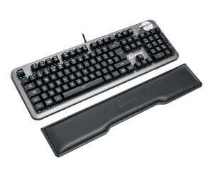 QPAD MK-95 - Tastatur - mit Lautstärkerad - Hintergrundbeleuchtung