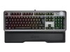 QPAD MK-95 - Tastatur - mit Lautstärkerad - Hintergrundbeleuchtung
