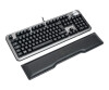 QPAD MK-95 - Tastatur - mit Lautstärkerad - Hintergrundbeleuchtung