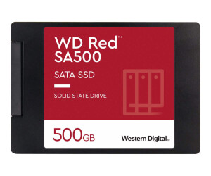 WD Red SA500 NAS SATA SSD WDS500G1R0A - SSD - 500 GB - Intern - 2.5 "(6.4 cm)