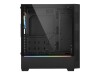 Sharkoon RGB LIT 100 - Tower - ATX - Seitenteil mit Fenster (gehärtetes Glas)