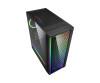 Sharkoon RGB LIT 200 - Tower - ATX - Seitenteil mit Fenster (gehärtetes Glas)
