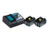 Makita DC18RC - Power Source Kit - Battery charger + battery 2 x