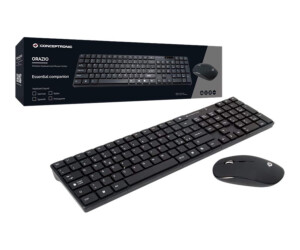 Conceptronic ORAZIO - Tastatur-und-Maus-Set - kabellos