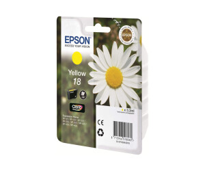 Epson 18 - Yellow - original - ink cartridge - for...
