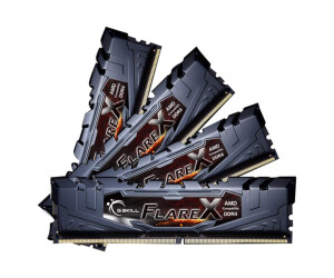 G.Skill Flare X series - DDR4 - kit - 32 GB: 4 x 8 GB