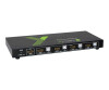 Techly 4x1 USB HDMI KVM Switch 4Kx2K - KVM-/Audio-/USB-Switch