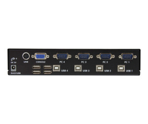 StarTech.com 4 Port VGA USB KVM Switch mit Hub