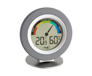 TFA Cosy - Thermo-Hygrometer - digital - Silber