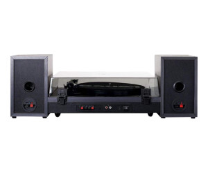 Lenco LS -300 - Audio system - 2 x 10 watts - black