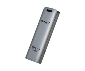 PNY Elite Steel - USB-Flash-Laufwerk - 64 GB