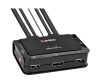 Lindy 2 Port HDMI 2.0, USB 2.0 & Audio Cable KVM Switch