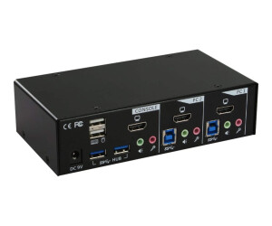 Inline KVM/Audio/USB Switch-2 x KVM/Audio/USB