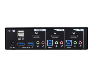InLine KVM-/Audio-/USB-Switch - 2 x KVM/Audio/USB