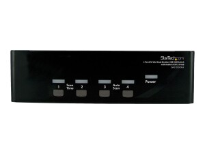 StarTech.com 4 Port DVI KVM USB Switch - 4-fach DVI Umschalter mit USB Hub