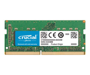 Crucial DDR4 - Module - 8 GB - So Dimm 260 -PIN - 2666...