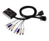 ATEN CS682-KVM/Audio/USB Switch-2 x KVM/Audio/USB