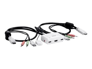 TRENDnet TK 215i - KVM-/Audio-Switch - 2 x KVM/Audio