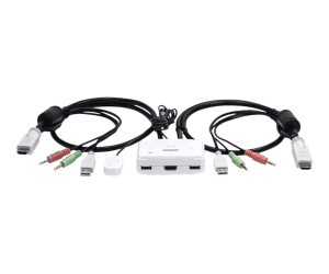 TRENDnet TK 215i - KVM-/Audio-Switch - 2 x KVM/Audio