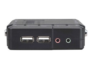Manhattan KVM Switch Compact 4-Port, 4x USB-A, Cables...
