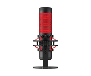 HyperX QuadCast - Mikrofon - USB - Rot & Schwarz