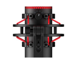 HyperX QuadCast - Mikrofon - USB - Rot & Schwarz