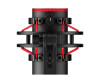 HyperX QuadCast - Mikrofon - USB - Rot & Schwarz
