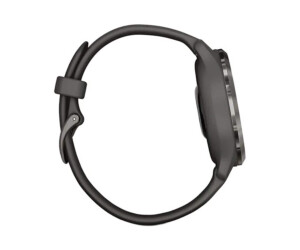Garmin Venu 2S - 40 mm - carbon black - sports watch with band - silicone - wrist size: 110-175 mm - display 2.79 cm (1.1 ")