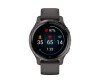 Garmin Venu 2S - 40 mm - carbon black - sports watch with band - silicone - wrist size: 110-175 mm - display 2.79 cm (1.1 ")