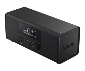 Hama DR1400 - DAB radio - 2 x 3 watts - black