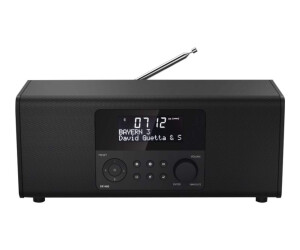 Hama DR1400 - DAB-Radio - 2 x 3 Watt - Schwarz