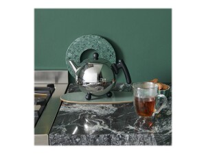 Bredemeijer Group Bredemeijer Bella Ronde - single teapot - 1200 ml - black - stainless steel - stainless steel