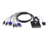 ATEN CS22U - KVM-Switch - 2 x KVM port(s) - 1 lokaler Benutzer