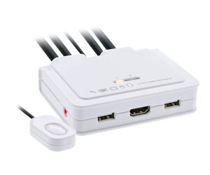 InLine 62613I - KVM-/Audio-/USB-Switch - 2 x KVM/Audio/USB