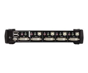 ATEN CubiQ CS1764A - KVM-/Audio-Switch - 4 x KVM/Audio