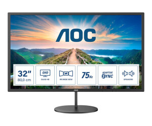 AOC Q32V4 - LED-Monitor - 81.3 cm (32") (31.5" sichtbar)