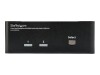 StarTech.com 2 Port Dual DisplayPort USB KVM Switch mit Audio