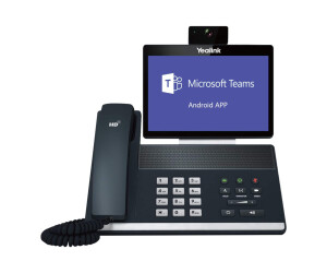 Yealink VP59 - IP video telephone - with digital camera, Bluetooth interface with phone number - IEEE 802.11a/b/n/ac (Wi -Fi)