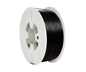 Verbatim Schwarz, RAL 9017 - 1 kg - 335 m - PLA filament...