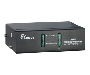 Inter-Tech Argus KVM-As-21da-KVM/Audio-Switch-2 x KVM/Audio