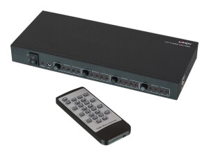 Lindy HDMI 4K UHD 4x4 Matrix - Video/Audio-Schalter