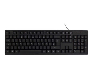 Inter -Tech K -118 - keyboard - USB - Qwertz