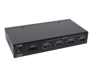 Inline display port to HDMI 2x2 Video Wall Splitter 1 in...