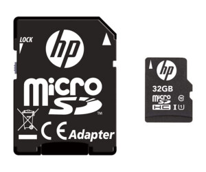HP  Flash-Speicherkarte (microSDHC/SD-Adapter inbegriffen)